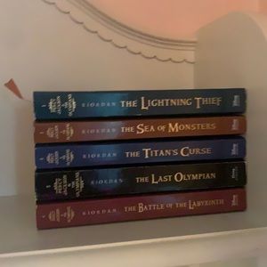 ALL FIVE PERCY JACKSON BOOKS